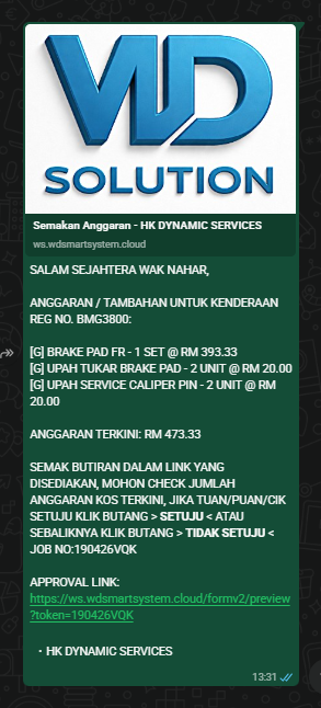 Paparan multi-user SMARTWS
